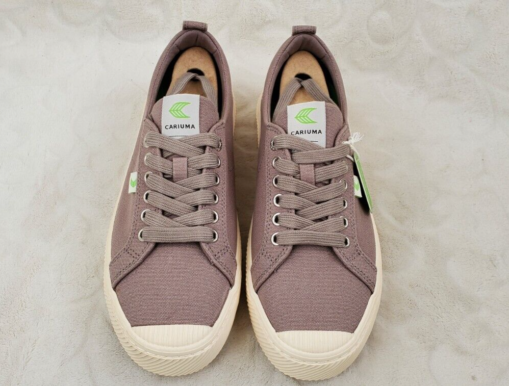 Cariuma OCA Mystic Gray Canvas Sneakers OCA Low Top Unisex  display picture 1