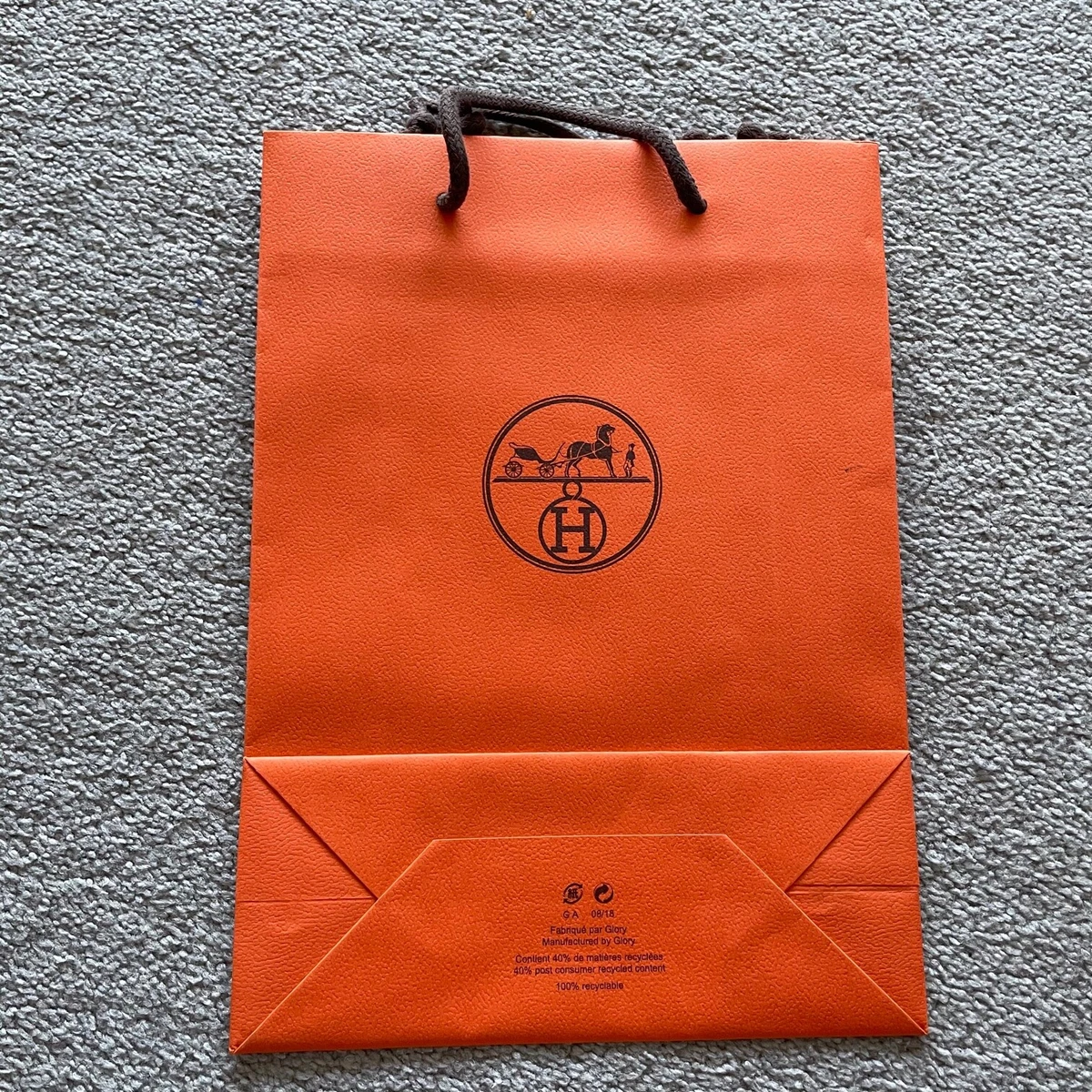 Paper bag hermes sale
