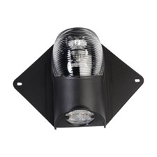LED Mast and Deck Light 12V Spotlight Marine Deck Boat Masthead Bow Black 