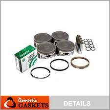 Pistons and Rings fit 04-13 Subaru Impreza WRX Legacy 2.5L DOHC EJ255