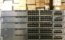 Cisco WS-C3750X-24P-S 24-Port PoE Gigabit Switch With C3KX-NM-10G