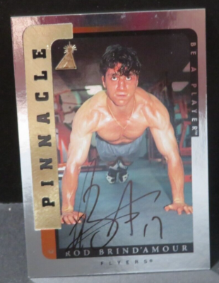 4364 1996-97 PINNACLE ROD BRINDAMOUR #21 AUTOGRAPH NO COA | eBay