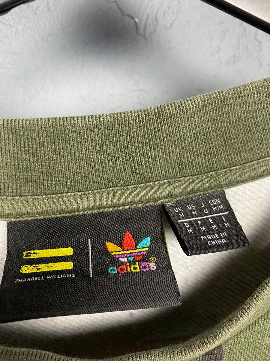 Adidas Pharrell Williams Mens Camo Sweatshirt Human Race Size M | eBay