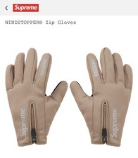 Supreme WINDSTOPPER Zip Gloves Taupe Size L