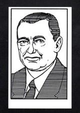 J. Edgar Hoover 1998 Lang Gang Picture Perfect Game Famous Faces Card