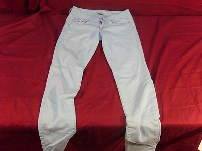 American Eagle Girls Stretch Regular Light Blue Size 2 14034