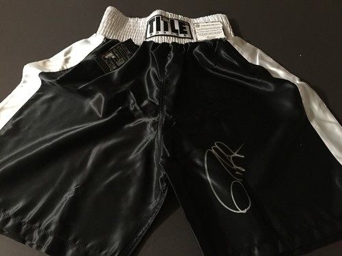 Roy Jones Jr Autographed Signed Boxing Trunks - Schwartz - Picture 2 of 5