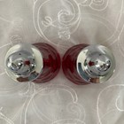 Viking Georgian Ruby Salt & Pepper Shaker Set, 5.25” X 2.5” EUC — photo 3