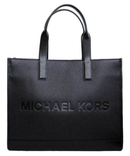 Sac Michael Kors sac bandoulière Cooper XL logo structuré cuir mort neuf - Photo 9 sur 15