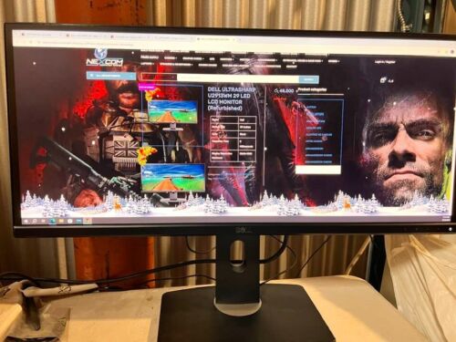 DELL U2913WMT 29" 2560 x 1080 ULTRA WIDE MONITOR SCREEN HDMI VGA - Picture 2 of 5