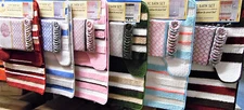 15PC SHOWER CURTAIN FABRIC HOOKS  BATH MATS RUGS COMPLETE BATHROOM SET NEW DESIG