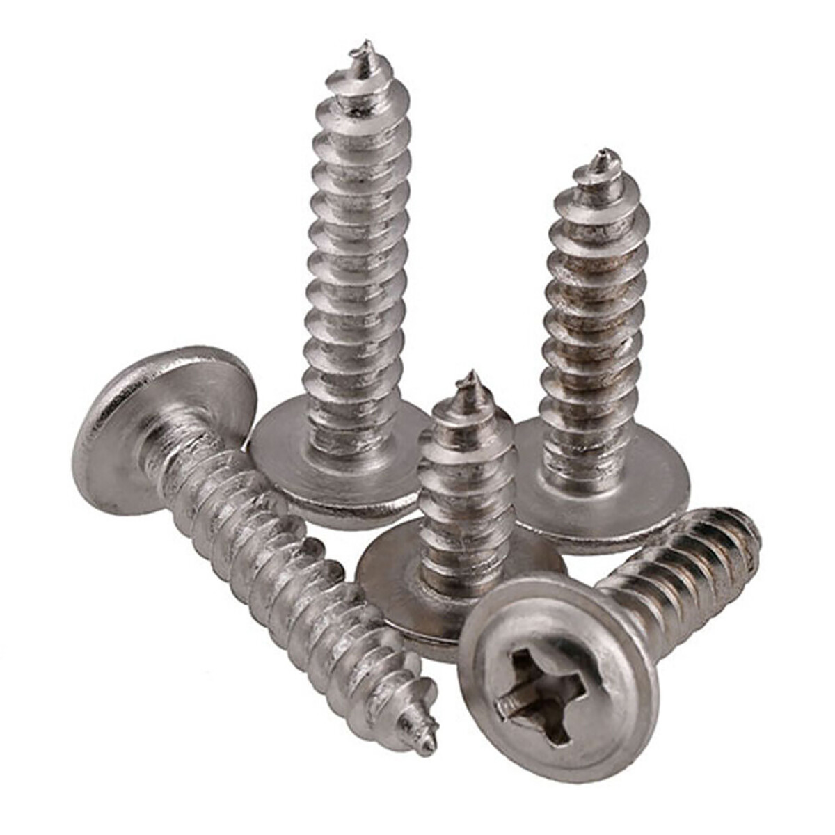 Stainless Steel Flanged Pan Head Phillips SelfTapping Screws Tappers