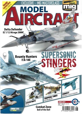 Model Aircraft - June 2017 - Delta Defender / F/A-18E / S-3 Viking / MIG