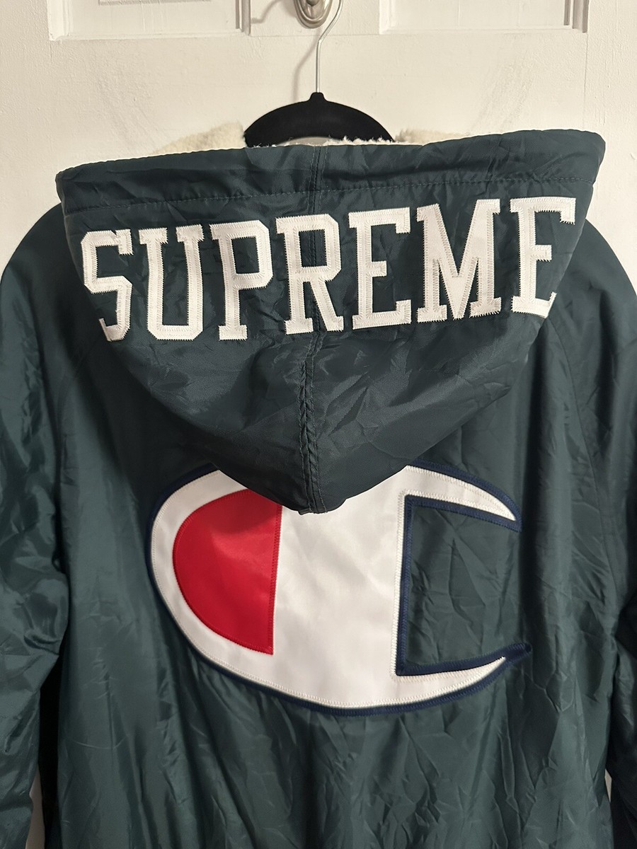 Supreme x Champion Sherpa Jacket Size XL Forest Green | eBay Supreme x Champion Sherpa Jacket Size XL Forest Green | eBay