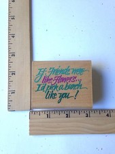 Posh Impressions - Rubber Stamps - Friends and Flowers