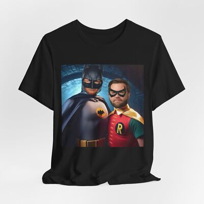 T-shirt Batman Neuf Avec étiquette - Marque Ring Spun - Taille S - Noir - Coton Qualité
