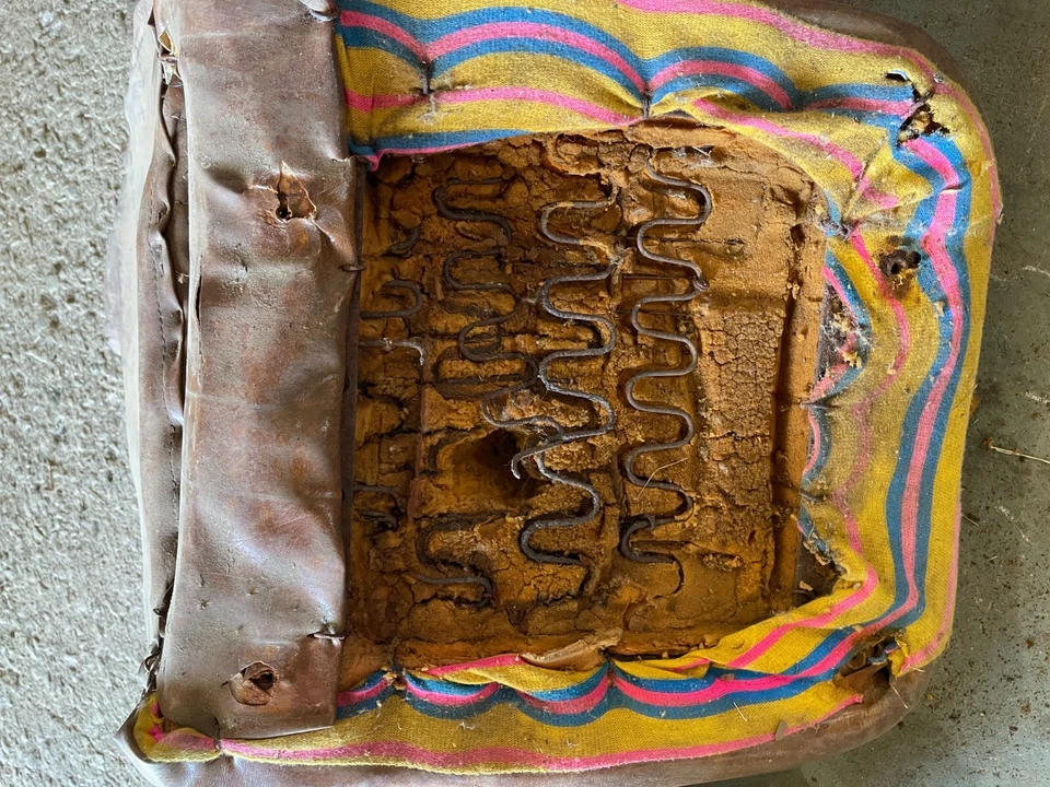 Dodge A-100 1965 camioneta pick-up OEM asientos con canastilla derecha izquierda necesita reparación recuperación Foto 4 de 4