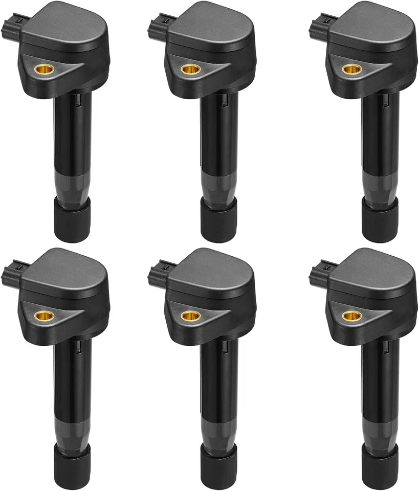 6x V Power NGK bujía y 6x bobina de encendido para Honda Accord Odyssey Acura Foto 2 de 4