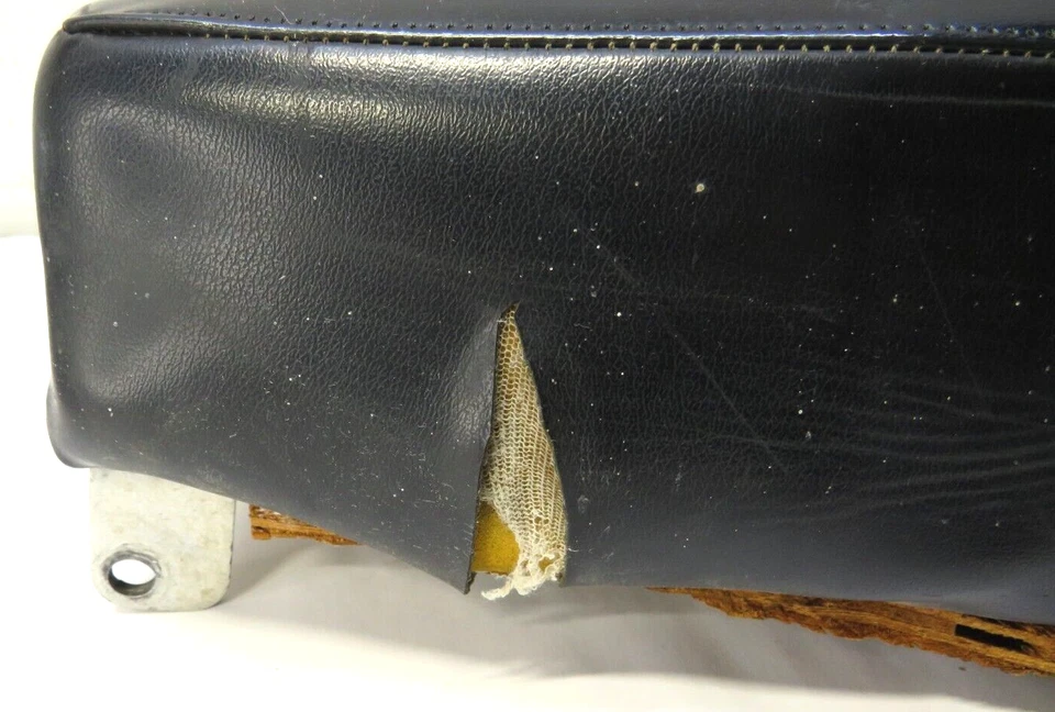 Asiento Rokon Ranger vintage con soporte de montaje y placa base de madera minibike Foto 2 de 4