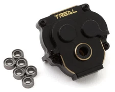 Treal Hobby Brass Transmission Gearbox Housing for Traxxas TRX-4M (Black) (44g)