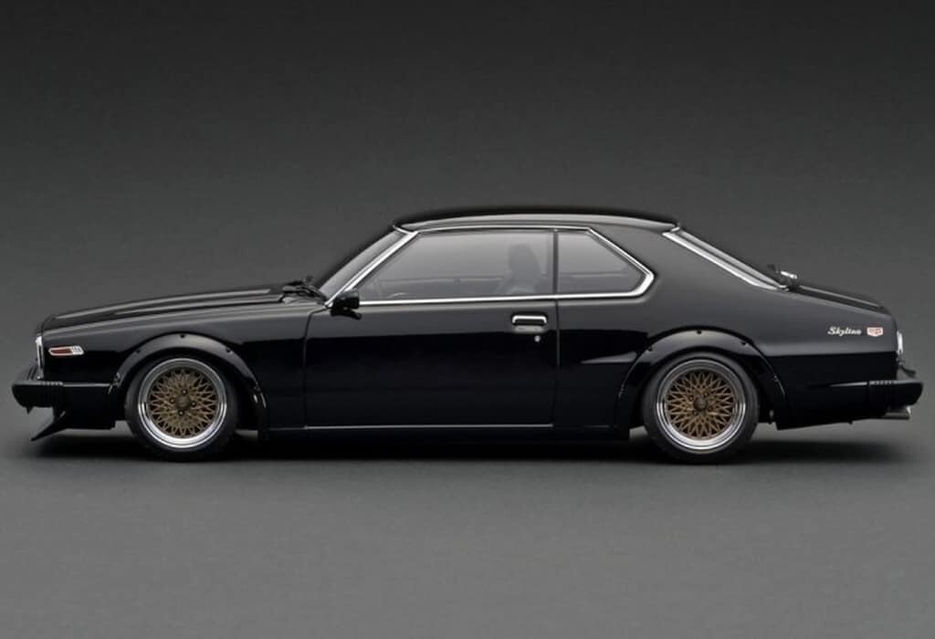 1/18 Ignition Model Nissan Skyline 2000 GT-ES (C210) Black 1/18 Ignition Model Nissan Skyline 2000 GT-ES (C210) Black