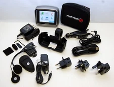 TomTom RIDER 2 2nd GPS Motorcycle w/ZK Bike Set US/Canada/Europe Map Software