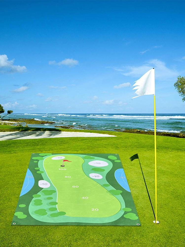 Golf Chipping Mat Indoor Golf Games and Outdoor Golf Practice Mats