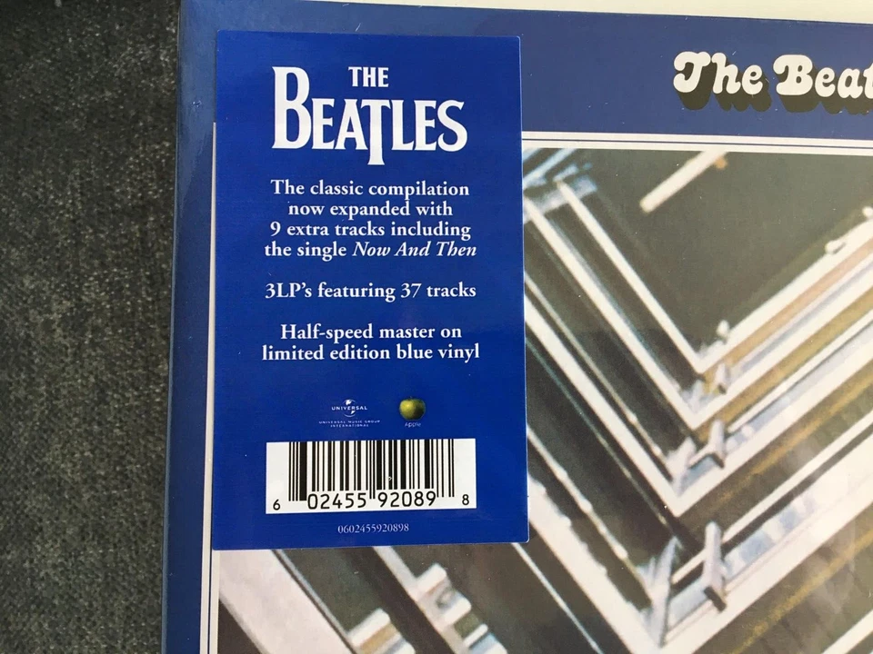 The Beatles Blue & Red Triple Coloured Vinyl LP's Half Speed Remasters 2023 - Image 4 of 4