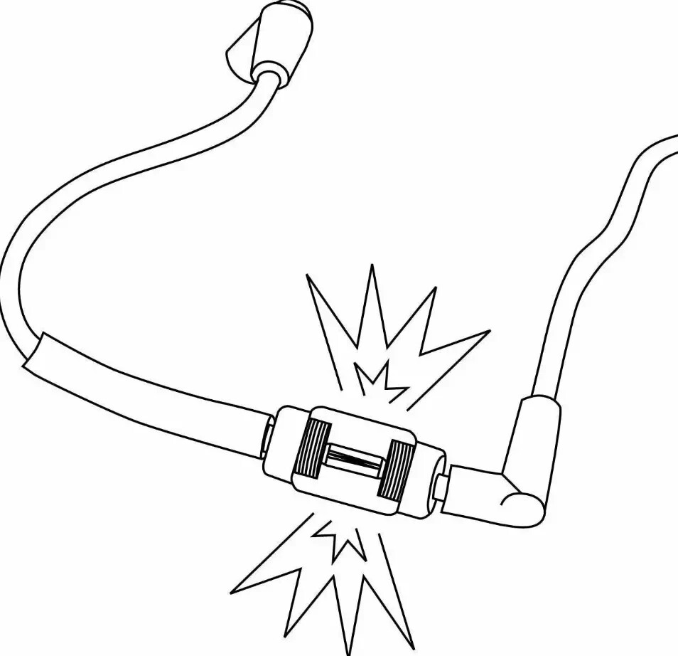 Inline Spark Plug Tester Tool for Automotive Small Engine Coil Wire Lawn Mower