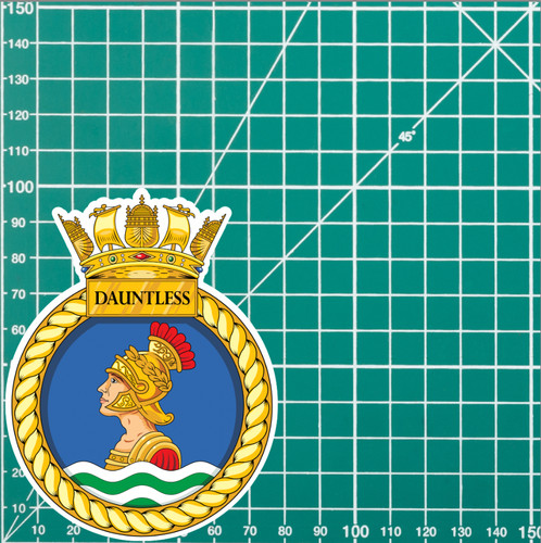Royal Navy HMS Dauntless Waterproof Vinyl Sticker - Multiple Sizes - Picture 5 of 9