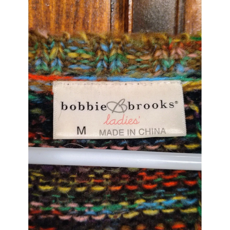 Женский цветной вязаный свитер Bobbie Brooks разноцветный размер средний - Изображение 2 из 4