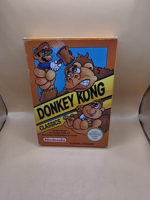Donkey Kong Classics OVP -Anleitung - NINTENDO ENTERTAIMENT SYSTEM / NES