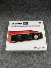 FOCUSRITE SCARLETT8I6 3RD GEN Audio Interface Used Boxed Japan