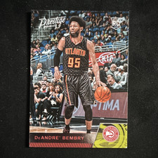 Panini 2016-17 Prestige DeAndre' Bembry Rookie #170 Atlanta Hawks NBA Card. rookie card picture
