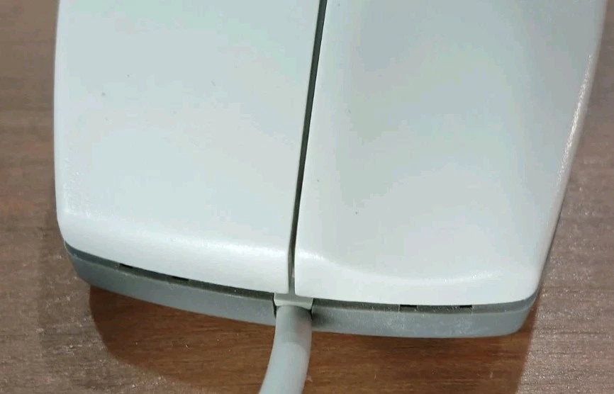 Vtg EUC HP 2-Button Wired PC Mouse 6-Pin mini-DIN PS/2 Connector M-S34 5182-8864 - Image 4 of 4