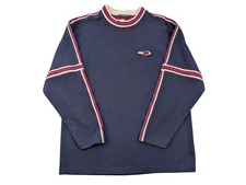 90s Vintage Tommy Hilfiger Long Sleeve Shirt Oval Logo Piping Size XL