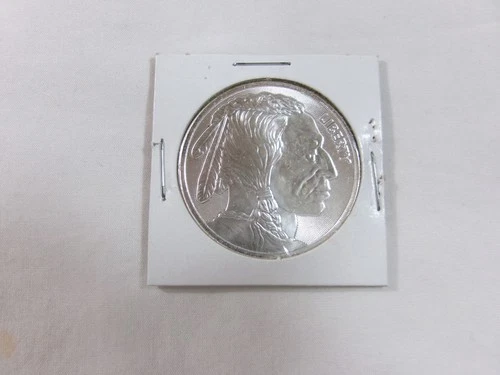 Buffalo / Indian Head Silver Round One (1) Troy Ounce Each .999 Fine