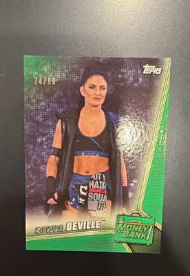 2019 Topps WWE Money in the Bank - Sonya DeVille #75 Green /99
