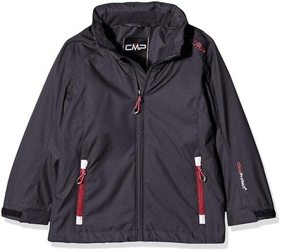 CMP Mädchen Jacke Kapuzenjacke Outdoorjacke, Anthracite-Ibisco, 152 cm DEFEKT