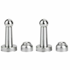 Wideskall 2 Packs Magnetic Door Stopper Magnetic Door Catch, Stainless Steel