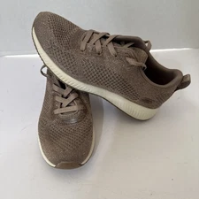 Skechers Women's Bob's Sport Squad Glitz Maker Shoes 117006 Taupe Size 7