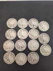$7.50 Walking Liberty Half Dollars Years 1917-1920