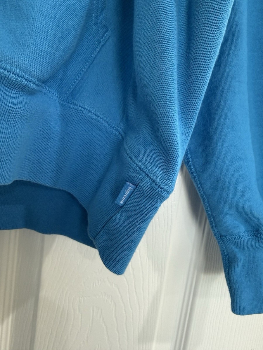 Supreme Box Logo Hooded Sweatshirt Cyan Blue Size Small Worn Once