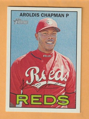 Aroldis Chapman Cincinnati Reds 2016 Topps Heritage #80