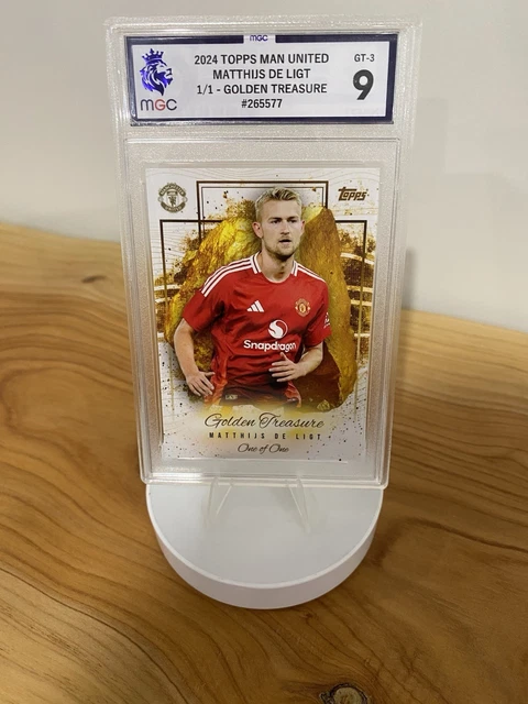Topps Manchester United 1/1 2024/25  Matthijs de Ligt Golden Treasure 1/1