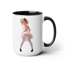 Lilly the Lady Knight Mug – Oopsie Classic Pose Ceramic Coffee & Tea Cup 11oz