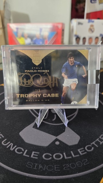 Panini Eminence 2018 Paolo Rossi 1/5 Auto Italy Autograph