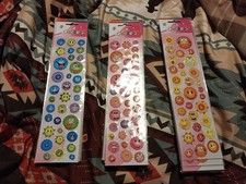 Stickers Smiley Faces. 35 Pieces. New.