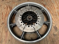 Kawasaki KZ1000P Front Wheel Rim and Disc Brake Rotors OEM KZ 1000 P Police Bike