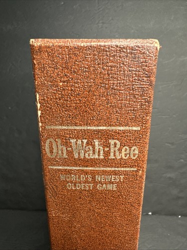 Vintage 1962 Oh-Wah-Ree 3M Bookshelf Mancala Game Complete - Picture 9 of 22